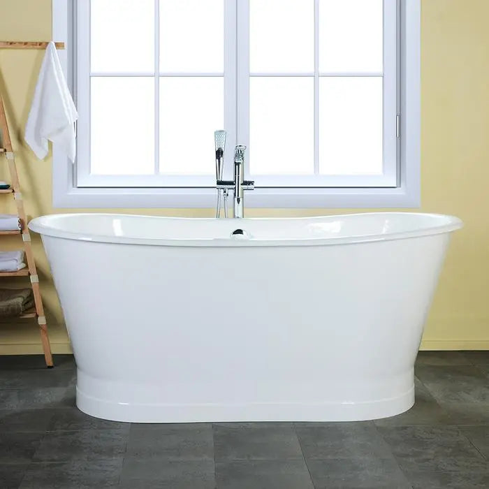 Barclay Wakely 67" Extra Wide Skirted Cast Iron Bateau Tub Barclay Products
