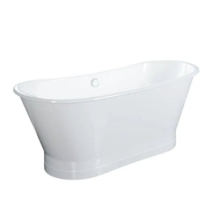 Barclay Wakely 67" Cast Iron Skirted Bateau Tub