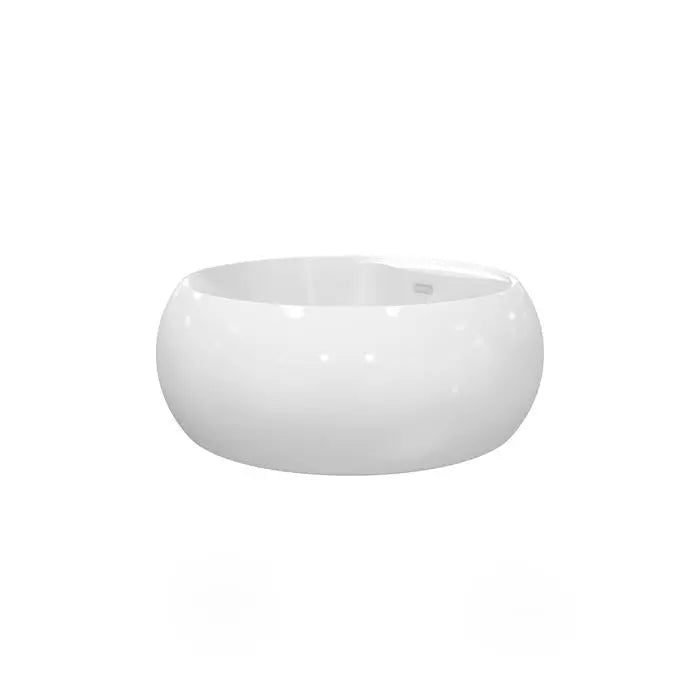 Barclay - Yarborough 61" Round Acrylic Tub with Integral Drain and Overflow - ATRNDN61IG