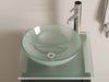 Cambridge Plumbing 18" Espresso Wood & Glass Vessel Sink Vanity 8137B Cambridge Plumbing