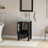 Cambridge Plumbing 18" Espresso Wood & Glass Vessel Sink Vanity 8137B Cambridge Plumbing