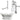 Cambridge Plumbing ADES-PED-398684-PKG-CP-NH Acrylic Double Ended Pedestal Slipper Tub 68" X 28" No Faucet Drillings
