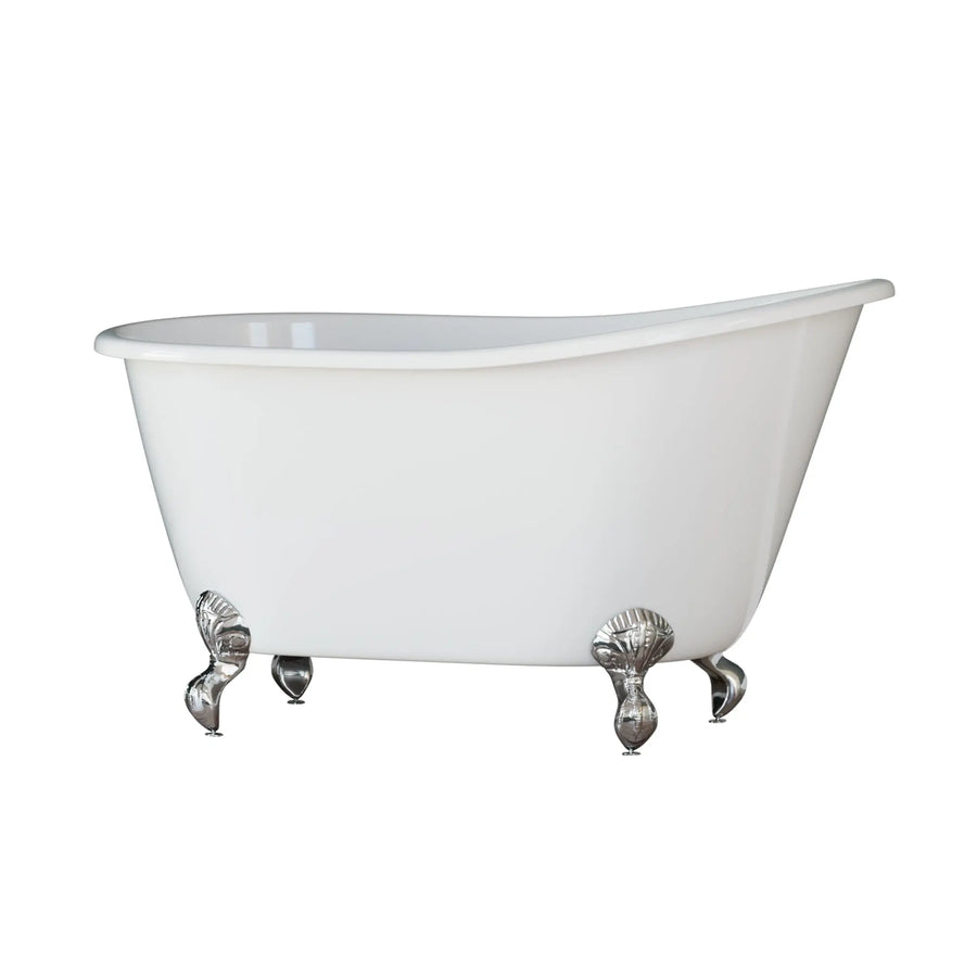 Cambridge Plumbing Cast Iron Swedish Slipper Tub 54" X 30" - SWED54-NH Cambridge Plumbing