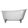 Cambridge Plumbing Cast Iron Swedish Slipper Tub 58" X 28" Cambridge Plumbing