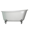 Cambridge Plumbing Cast Iron Swedish Slipper Tub 58" X 28" Cambridge Plumbing