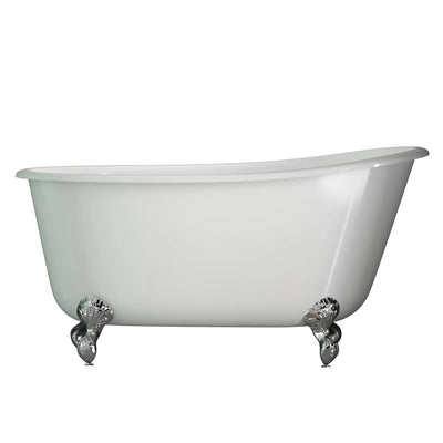 Cambridge Plumbing Cast Iron Swedish Slipper Tub 58" X 28" Cambridge Plumbing