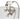 Cambridge Plumbing Clawfoot Tub Wall Mount British Telephone Faucet with Hand Held Shower - side view