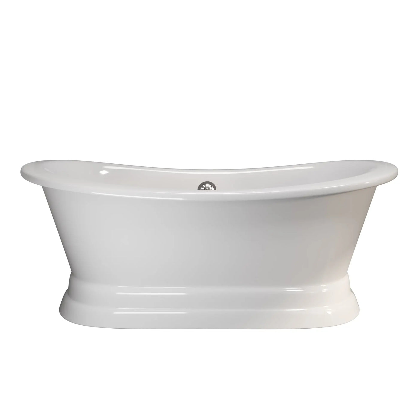 Cambridge Plumbing DES-PED Cast Iron Double Ended Slipper Tub 71" X 30"