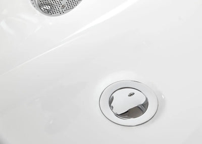 EAGO AM152ETL-5 5 ft Clear Rectangular Acrylic Whirlpool Bathtub Alfi Trade Inc