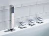 EAGO AM154ETL-L5 5 ft Acrylic White Rectangular Whirlpool Bathtub w Fixtures Alfi Trade Inc