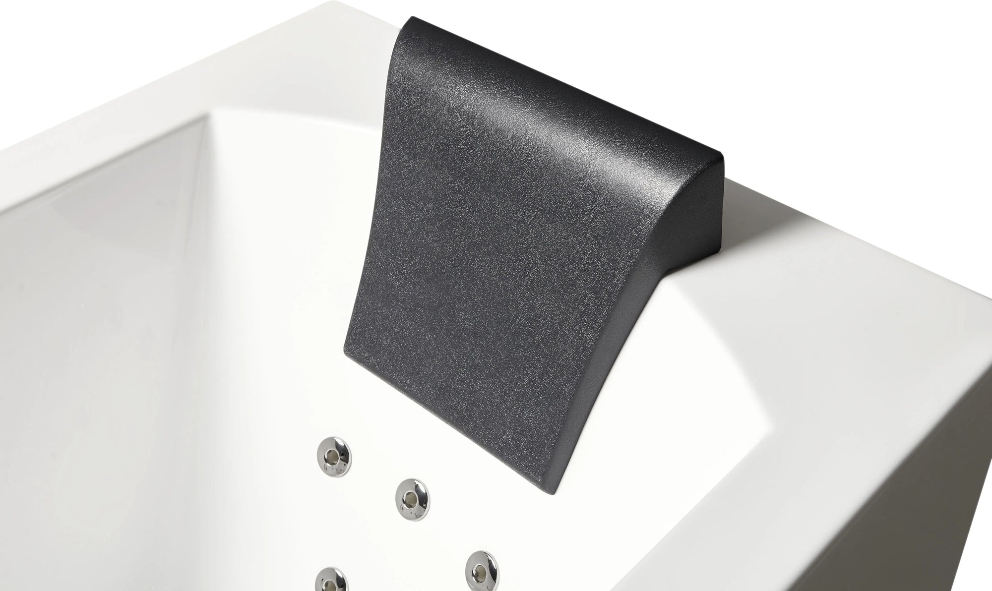 EAGO AM154ETL-L5 5 ft Acrylic White Rectangular Whirlpool Bathtub w Fixtures Alfi Trade Inc