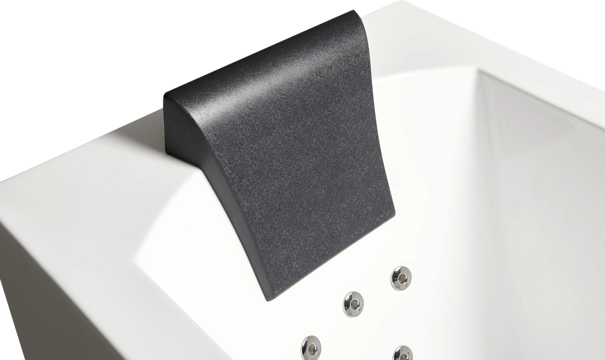 EAGO AM154ETL-R5 5 ft Acrylic White Rectangular Whirlpool Bathtub w Fixtures Alfi Trade Inc