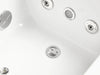 EAGO AM154ETL-R5 5 ft Acrylic White Rectangular Whirlpool Bathtub w Fixtures Alfi Trade Inc