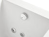 EAGO AM154ETL-R5 5 ft Acrylic White Rectangular Whirlpool Bathtub w Fixtures Alfi Trade Inc