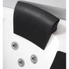 EAGO AM198ETL-L 5' Single Person Rounded Clear Corner Whirlpool Bathtub - Left Drain
