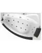 EAGO AM198ETL-L 5' Single Person Rounded Clear Corner Whirlpool Bathtub - Left Drain Alfi Trade Inc