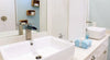 EAGO BA131 20" White Rectangular Porcelain Bathroom Sink With Overflow
