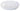 EAGO BA352 23'' White Oval Porcelain Bathroom Sink Basin Without Overflow - alternate view