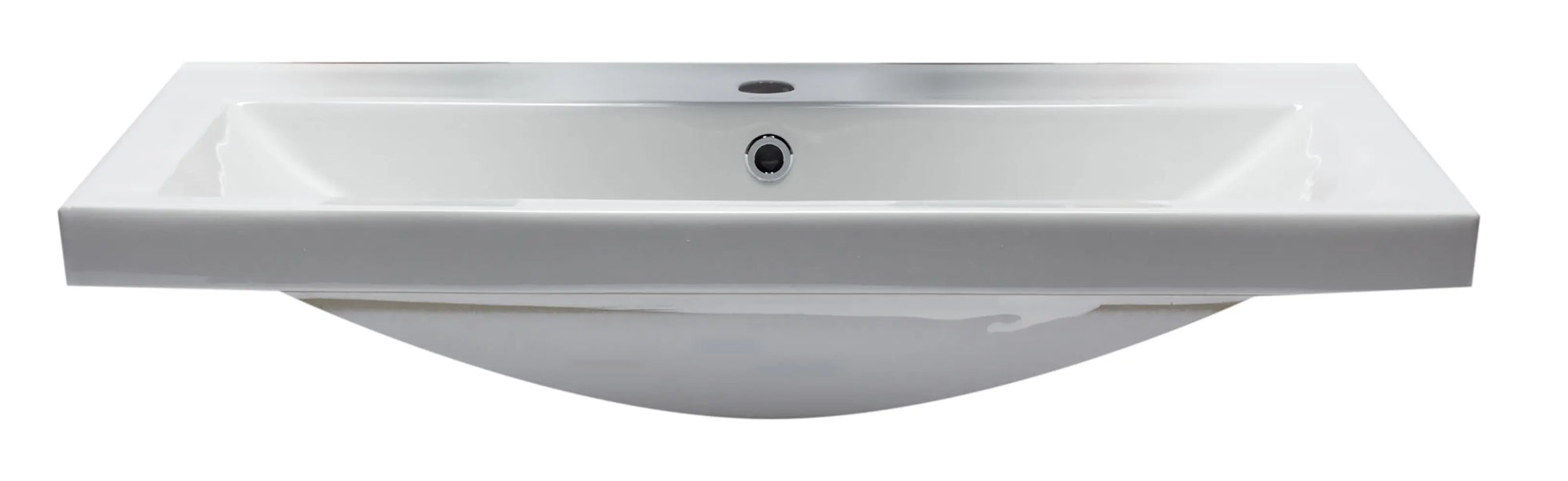 EAGO BH001 White Ceramic 32"X19" Rectangular Drop In Sink