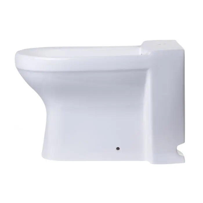 EAGO JA1010 White Ceramic Bathroom Bidet with Elongated Seat Alfi Trade Inc