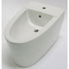 EAGO JA3400 Modern White Ceramic Bathroom Bidet with Elongated Seat Alfi Trade Inc
