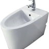EAGO JA3400 Modern White Ceramic Bathroom Bidet with Elongated Seat Alfi Trade Inc