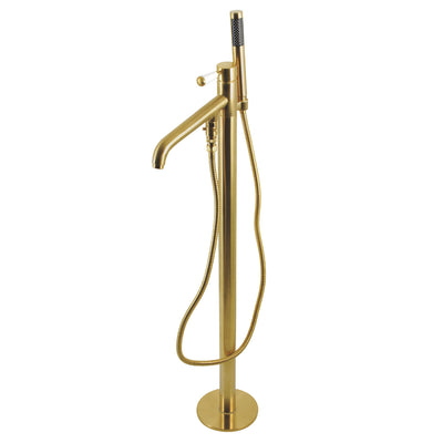 Kingston Brass KS813XDPL-P Paris Single Handle Freestanding Tub Faucet