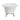 Kingston Brass Aqua Eden VCTND483117W 48-Inch Cast Iron Roll Top Clawfoot Tub Kingston Brass