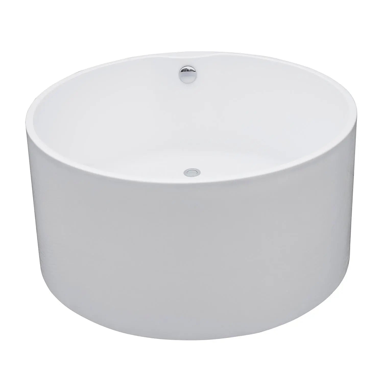Kingston Brass Aqua Eden VTRO454523 45" Round Acrylic Freestanding Tub Kingston Brass