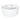 Kingston Brass Aqua Eden VTRO535323 53" Round Acrylic Freestanding Tub with Drain, Glossy White Kingston Brass