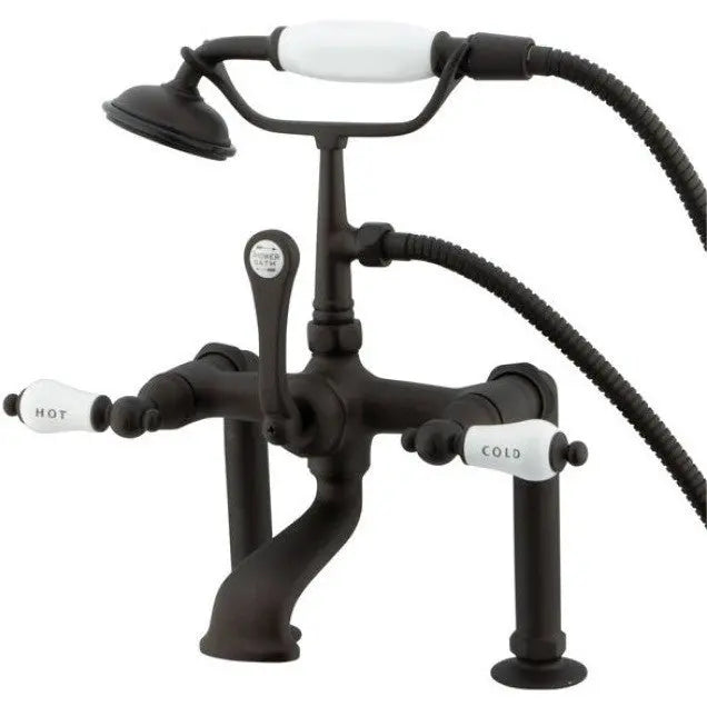 Kingston Brass CC107T Vintage 7" Deck Mount Tub Filler