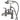 Kingston Brass CC1154T Vintage 7" Deck Mount Tub Filler - detail view
