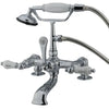Kingston Brass CC207T Vintage 7" Deck Mount Tub Filler