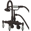 Kingston Brass CC303T Vintage Wall Mount Tub Filler with Adjustable Centers