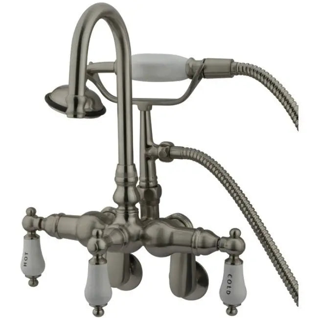 Kingston Brass CC303T Vintage Wall Mount Tub Filler with Adjustable Centers
