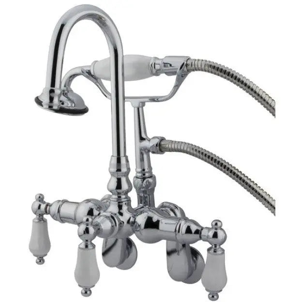 Kingston Brass CC305T Vintage Wall Mount Tub Filler with Adjustable Centers