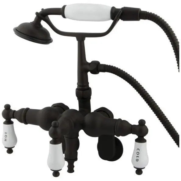 Kingston Brass CC423T Vintage Wall Mount Tub Filler with Adjustable Centers