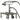Kingston Brass CC423T Vintage Wall Mount Tub Filler with Adjustable Centers - side view
