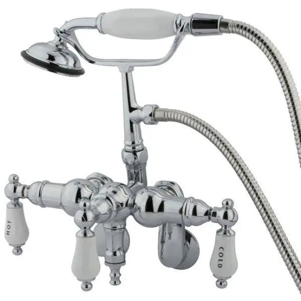 Kingston Brass CC423T Vintage Wall Mount Tub Filler with Adjustable Centers