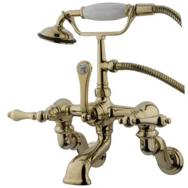 Kingston Brass CC457T Vintage Wall Mount Tub Filler with Adjustable Centers