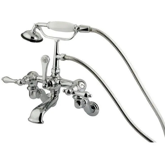 Kingston Brass CC457T Vintage Wall Mount Tub Filler with Adjustable Centers