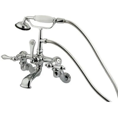 Kingston Brass CC457T Vintage Wall Mount Tub Filler with Adjustable Centers