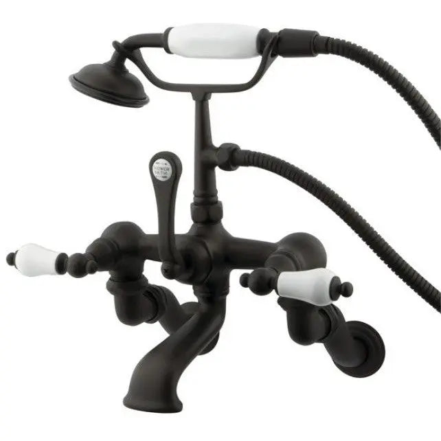 Kingston Brass CC459T Vintage Wall Mount Tub Filler with Adjustable Centers