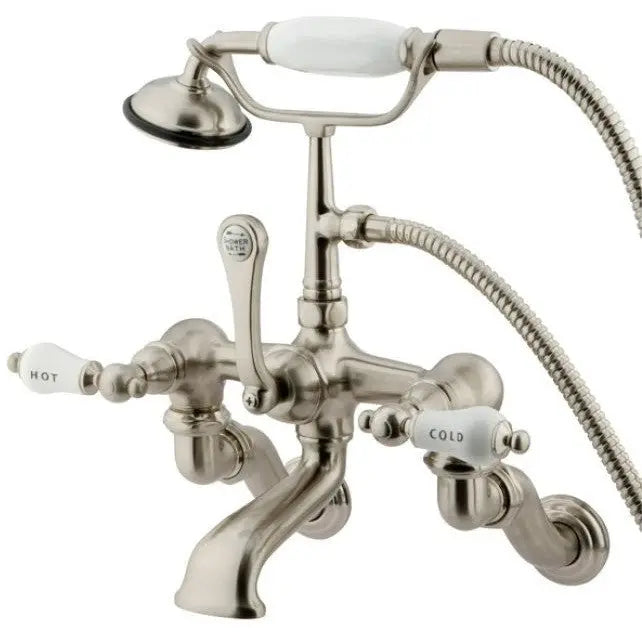Kingston Brass CC461T Vintage Wall Mount Tub Filler with Adjustable Centers