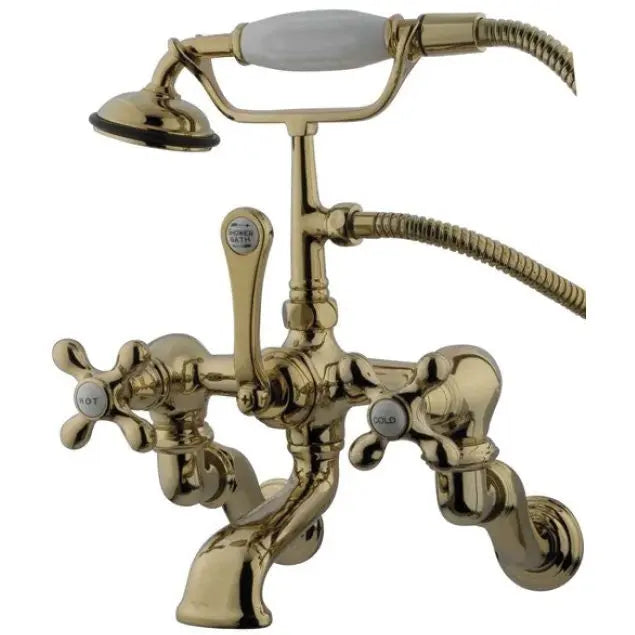 Kingston Brass CC463T Vintage Wall Mount Tub Filler with Adjustable Centers