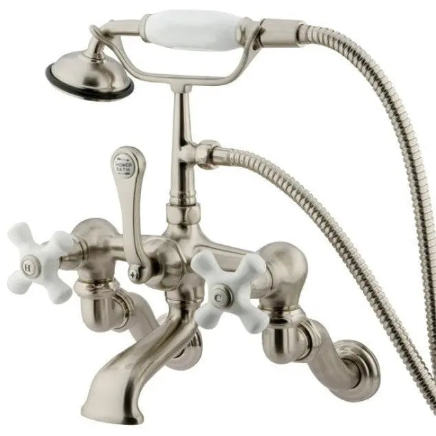 Kingston Brass CC465T Vintage Wall Mount Tub Filler with Adjustable Centers