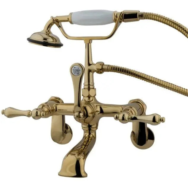 Kingston Brass CC51T Vintage Wall Mount Tub Filler with Adjustable Centers