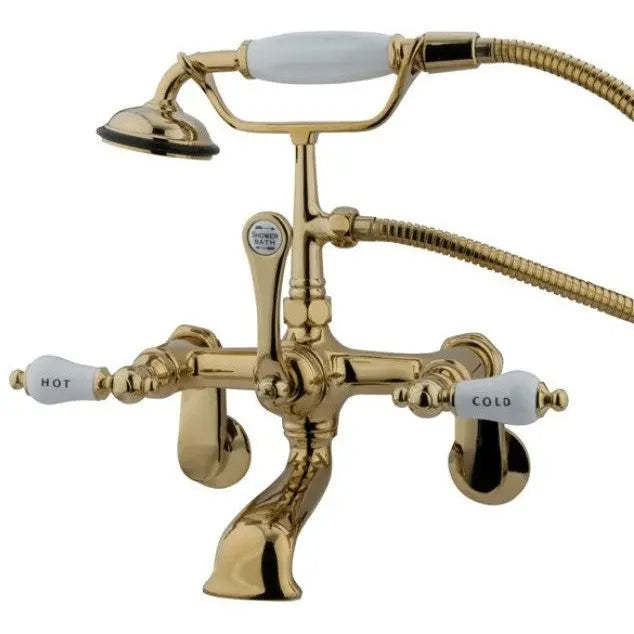 Kingston Brass CC53T Vintage Wall Mount Tub Filler with Adjustable Centers