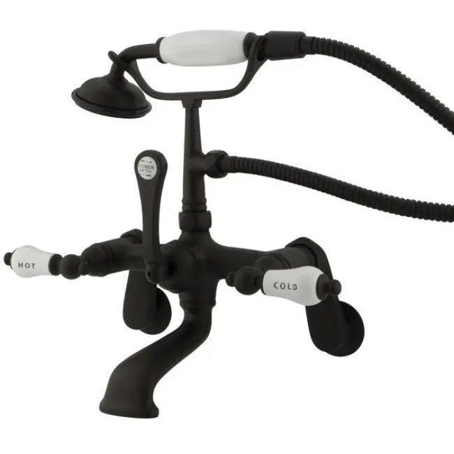 Kingston Brass CC53T Vintage Wall Mount Tub Filler with Adjustable Centers