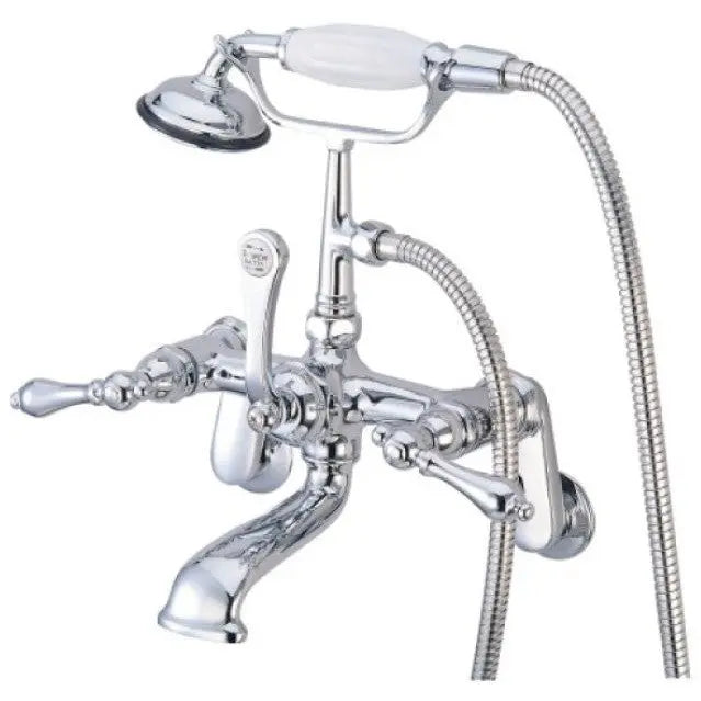 Kingston Brass CC53T Vintage Wall Mount Tub Filler with Adjustable Centers